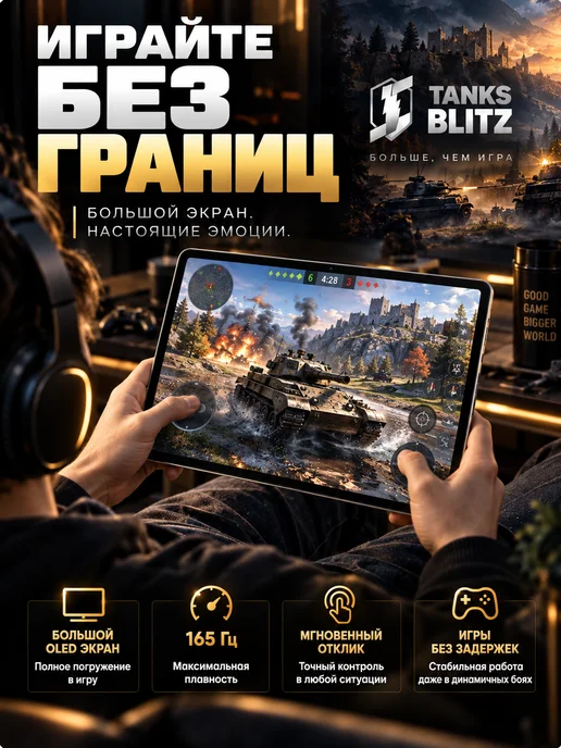 Планшет Lingbо S25+ ULTRA 16 1024 ГБ серый с клавиатурой, 1024 ГБ, фото 8