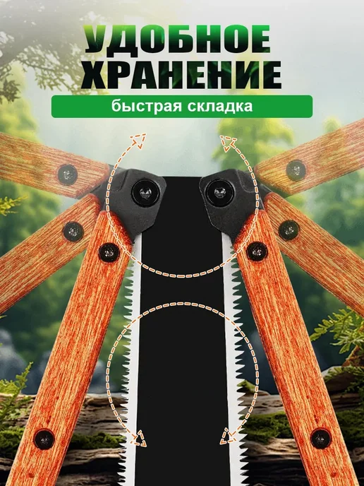 Японская ручная пила по дереву двусторонняя, вариант, фото 3