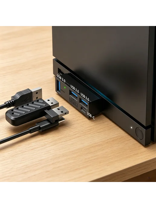 USB разграничитель для Steam, PS5, ноутбука, 5Гбит с, вариант, фото 2