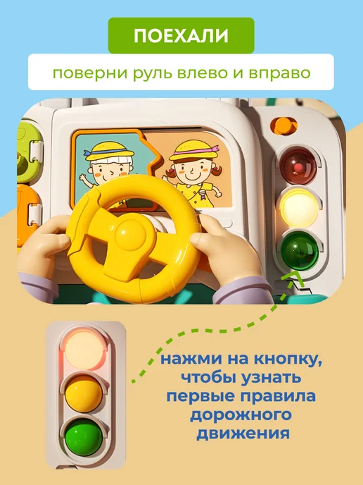 Игрозаврик Развивающий бизиборд монтессори для мальчиков и девочек, вариант, фото 5