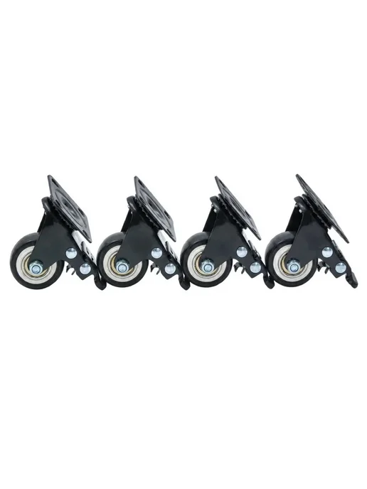 MF Furniture hardware Колесики мебельные 40мм с площадкой и тормозом 4 шт, 4 шт, фото 3