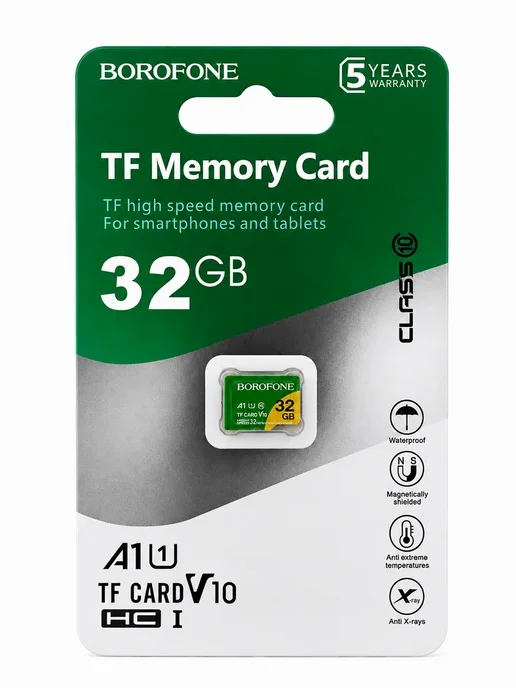 SANJ Карта памяти MicroSD 32 ГБ для смартфона и регистратора, 32 ГБ, фото 5