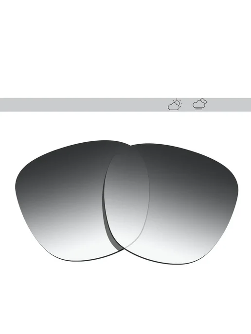 Beeyspecslab Линзы для RayBan Clubmaster RB3016 Grey Green, черный, фото 2