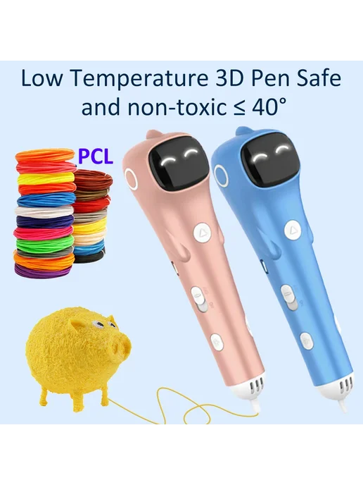 Нет бренда Greentiger 3D-ручка для рисования PCL Синий, Blue, синий, фото 6