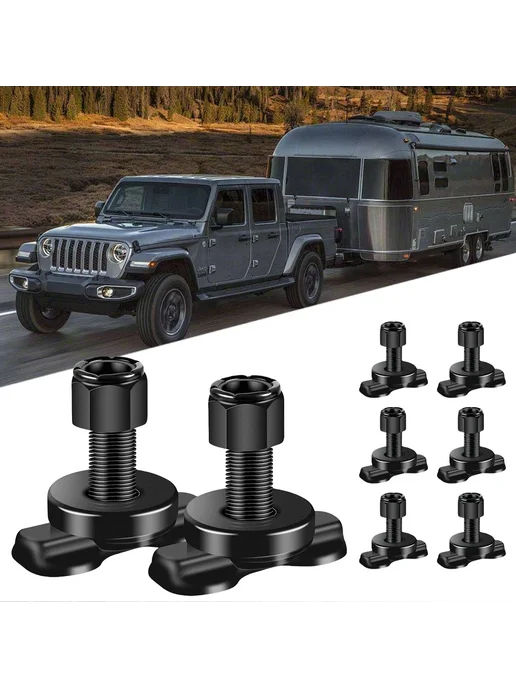 8 шт L-Track метизы для грузовиков, RV, ATV, с внутренней ре, 8 шт, фото 8