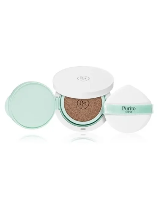 PURITO #23 Natural Beige Кушон BB-крем Wonder Releaf, 15 г + 15 г, 15 г, 15 г, фото 2