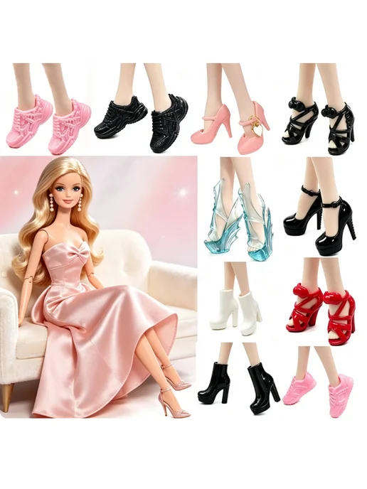NK Fantastic Fairyland Аксессуары для кукол 2 Pairs Shoes D, вариант, фото 2