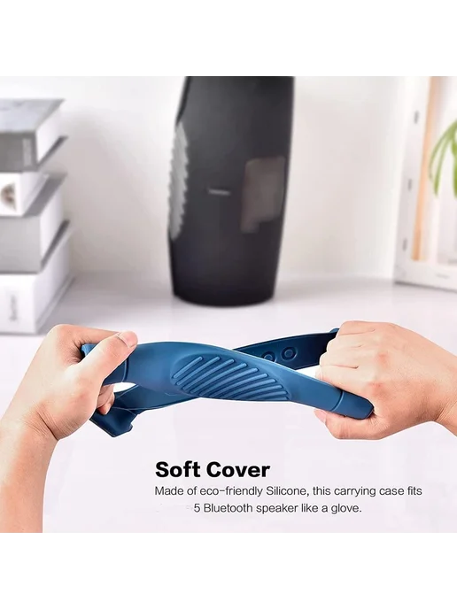 SZKOSTON Силиконовый чехол для JBL Charge 5, blue, синий, фото 5
