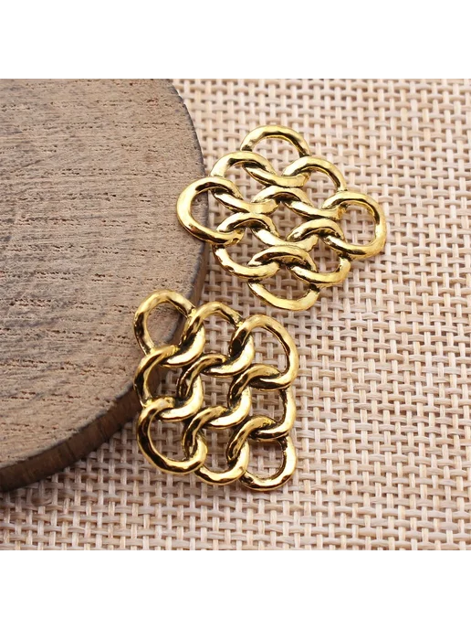 WYSIWYG Заключения для бижутерии 20 шт. Antique Gold Color, 20 шт