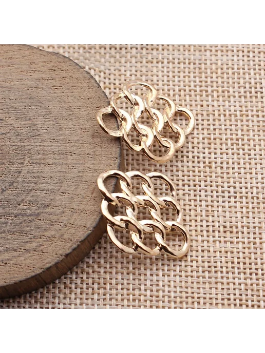 WYSIWYG Заключения для бижутерии 20 шт. Antique Gold Color, 20 шт, фото 5