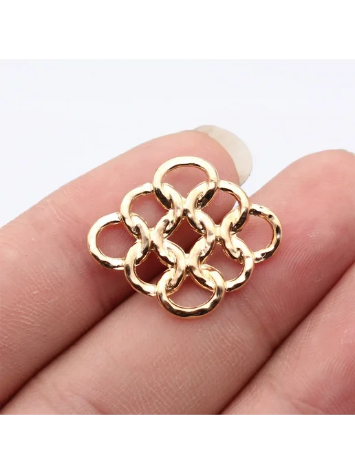 WYSIWYG Заключения для бижутерии 20 шт. Antique Gold Color, 20 шт, фото 6