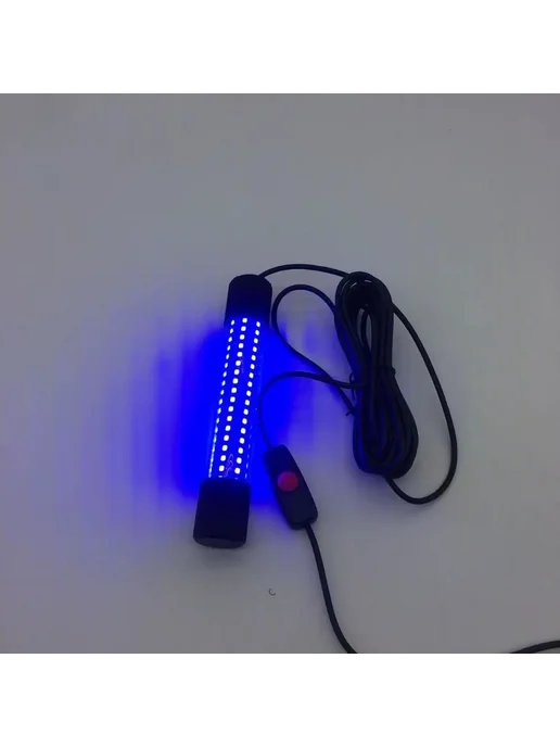 Нет бренда Подводный фонарь для рыбалки 126LEDS 12В Yellow light, желтый, фото 3