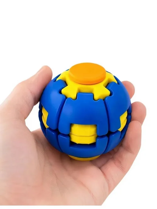 Игрушка антистресс 3D шар, синий, фото 5