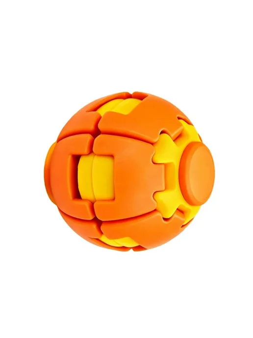 Игрушка антистресс 3D шар, желтый, фото 4