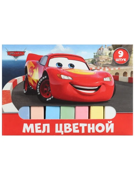 Нет бренда Цветные мелки для асфальта и доски "Машинки", 4 шт, 4 шт, фото 6