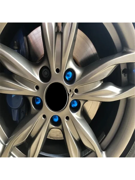 Нет бренда Крышки-заглушки для колесных болтов (дисков) для Ford Focus, черный, фото 7