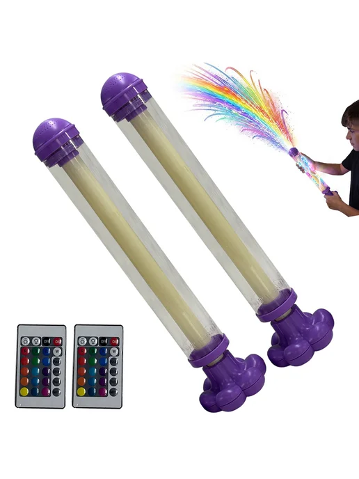 Радуга LED водяной пистолет (4 шт), для активных игр), 2 шт, фото 6