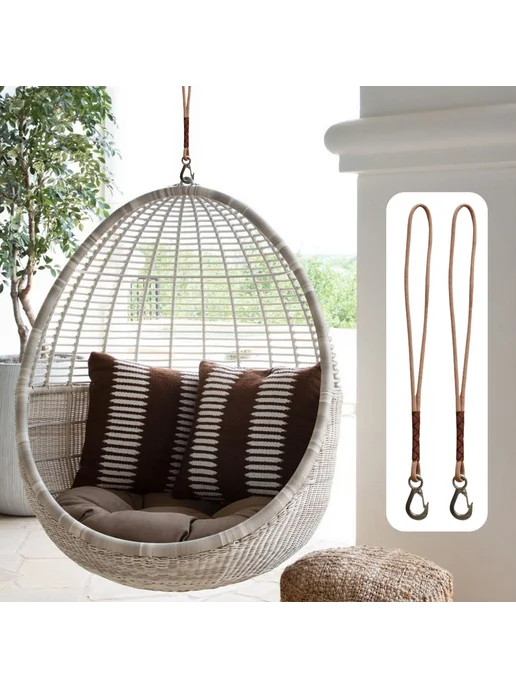 Петли для качели для outdoor с карабином из нерж. стали 2шт, 2 шт, фото 3