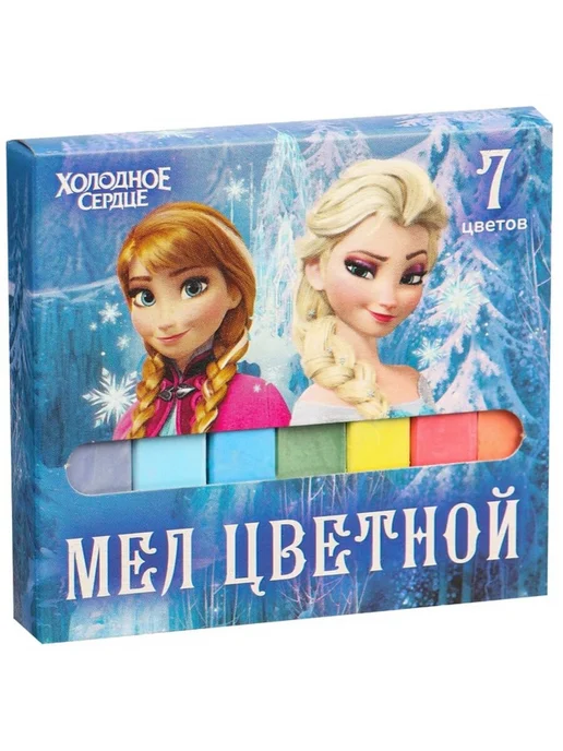 Нет бренда Цветные мелки для асфальта и доски, прямоугольные, 5 шт, 5 шт, фото 4