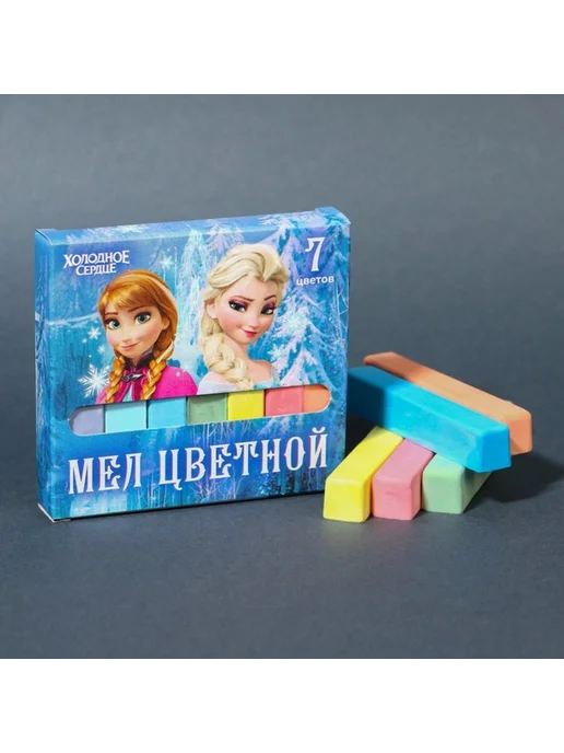 Нет бренда Цветные мелки для асфальта и доски, прямоугольные, 5 шт, 5 шт, фото 6