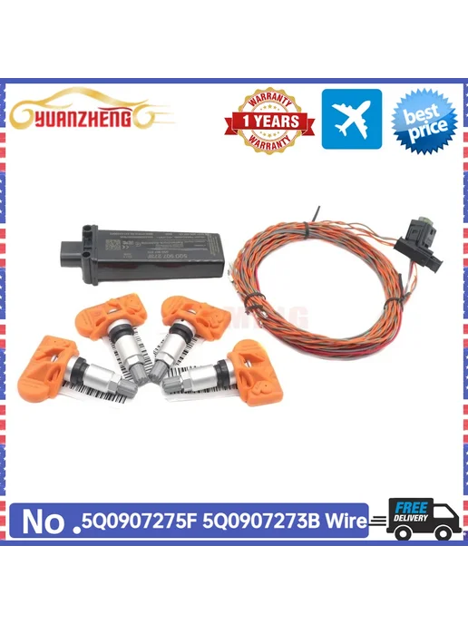 IWOKPHD Датчик давления Audi Volkswagen MQB Polo 4pcs Tpms Sensor, 4 шт, фото 2