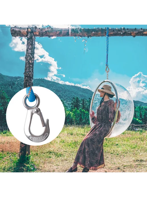Трос для подвеса кресел и гамаков, крепеж на деревья, 2 шт, 2 шт, фото 2