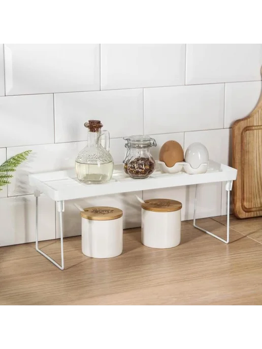 Pro100Style Складная полка универсальная белая 39х14х15,5 см, 39x14x15.5 см