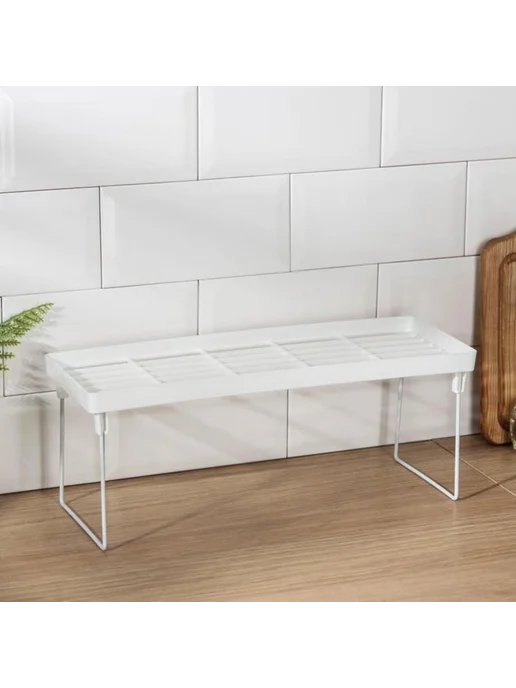 Pro100Style Складная полка универсальная белая 39х14х15,5 см, 39x14x15.5 см, фото 2