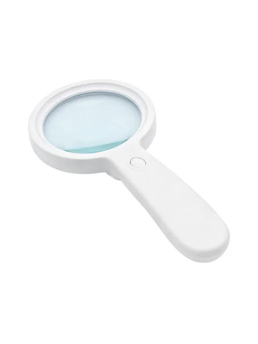 Лупа с LED для чтения и стамп, 3 яркости, USB, подарок, вариант, фото 7