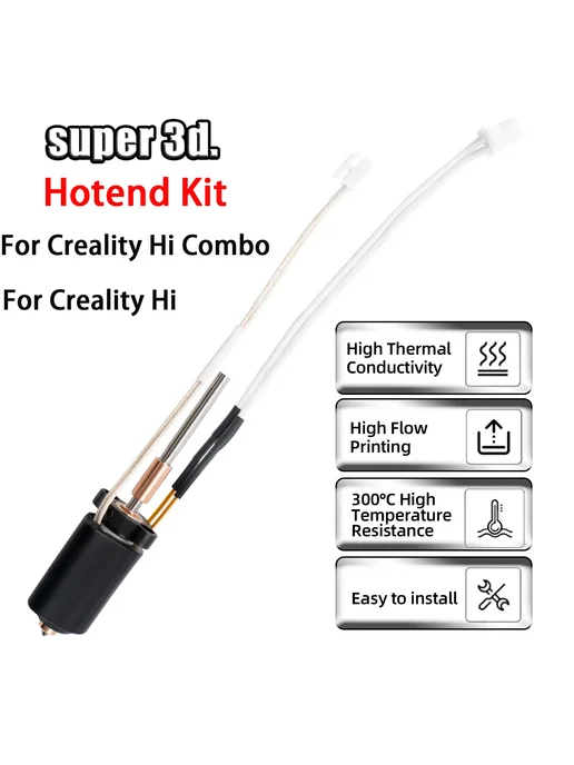 IdeaFormer Для Creality Hi Hotend керамический нагревательный блок, ко, белый, фото 2