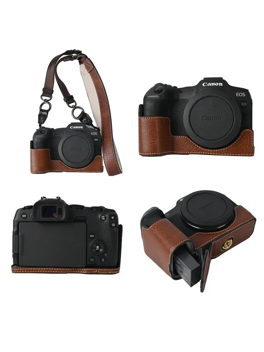 Ocotex Чехол для Canon EOS RP Dark Brown, коричневый, фото 2
