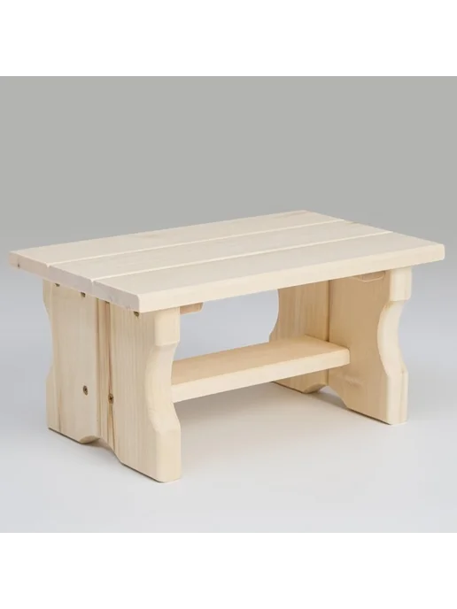 Добропаровъ Деревянная садовая скамейка 36x23x17 см липа, 36x23x17 см