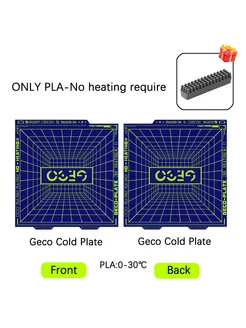 JUUPINE Heatbed для Bambulab A1 Mini Серый, Geco Plate