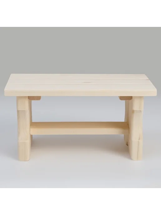 <> Деревянная лавка 36х23х17 см для сада из липы, 23x17 см, фото 4