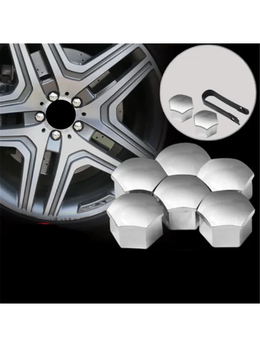 Нет бренда Крышки винтов колесных дисков Chevrolet Cruze черный 17mm, черный, фото 3