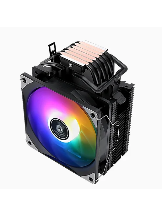 XUANFENG Кулер для CPU 120мм, 4Pin PWM, 135W, черный, no rgb, фото 3