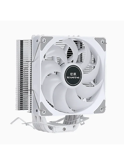 XUANFENG Кулер для CPU 120мм, 4Pin PWM, 135W, черный, no rgb, фото 4
