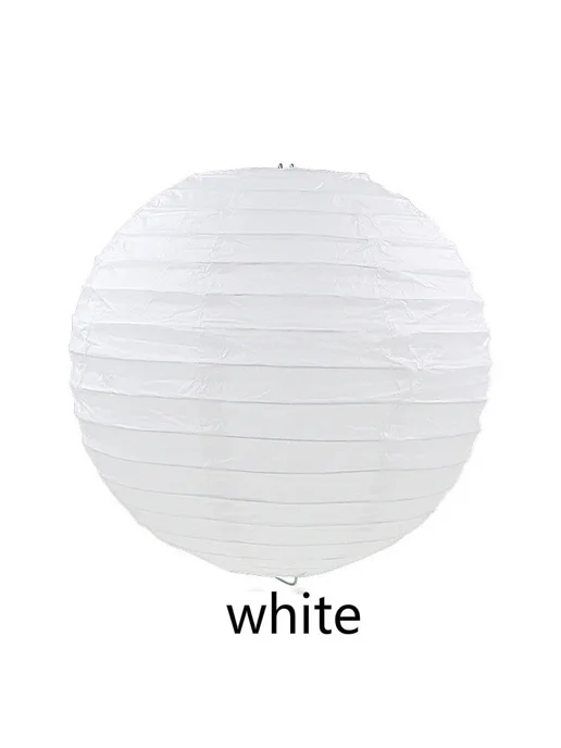 merylover Мерыловер Бумажные Фонарики Белый, WHITE, 10cm(4inch), белый