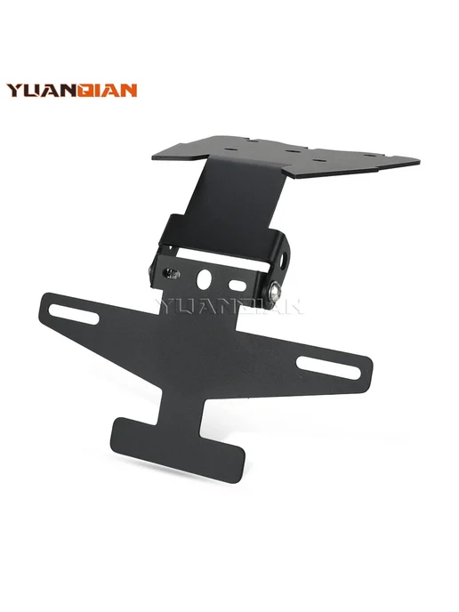 YUANQIAN Держатель номерного знака QJMOTOR Black no lamp, черный, фото 4