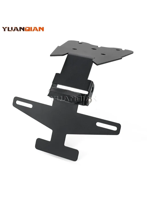 YUANQIAN Держатель номерного знака QJMOTOR Black no lamp, черный, фото 6