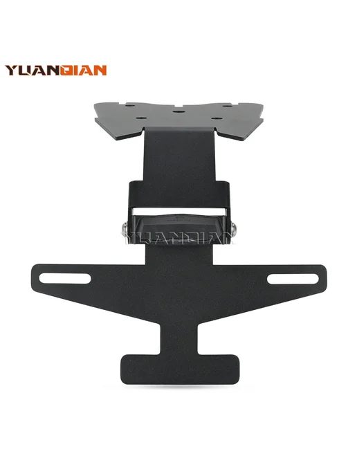YUANQIAN Держатель номерного знака Black with lamp, черный