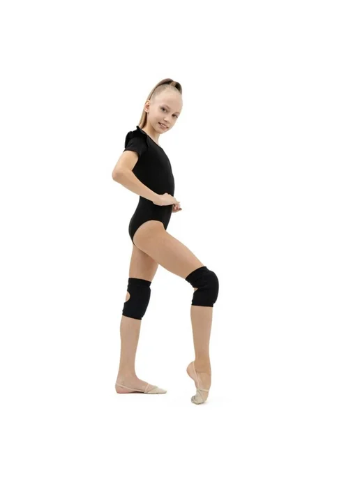 Grace Dance Наколенники для гимнастики и танцев, розовые, XXS, черный, фото 3