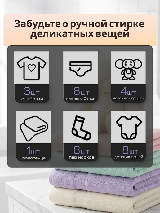 Стиральная машинка мини автомат с подсветкой 12 литров, вариант, фото 6