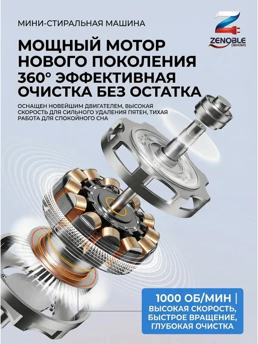 Травянисто-зеленая складная стиральная машина, зеленый, фото 4