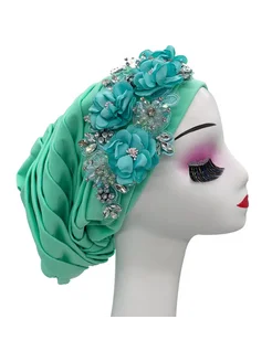 JJYANJIN Женский тюрбан из полиэстера Зеленый, light green