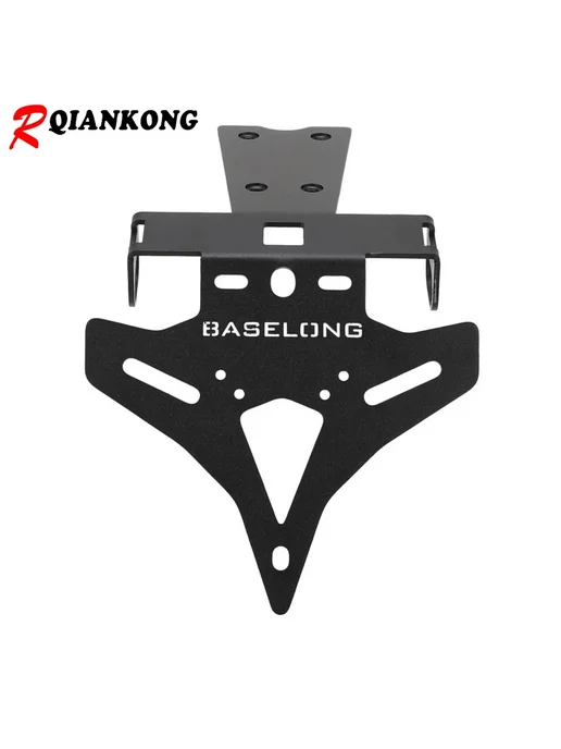 R QIANKONG Кронштейн-держатель для номерного знака CB750 LOGO, черный, фото 3