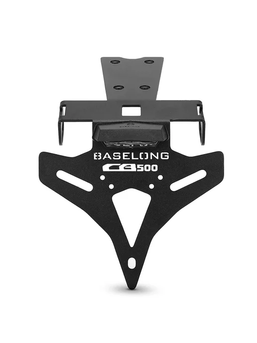 R QIANKONG Кронштейн-держатель для номерного знака CB500 LOGO, черный