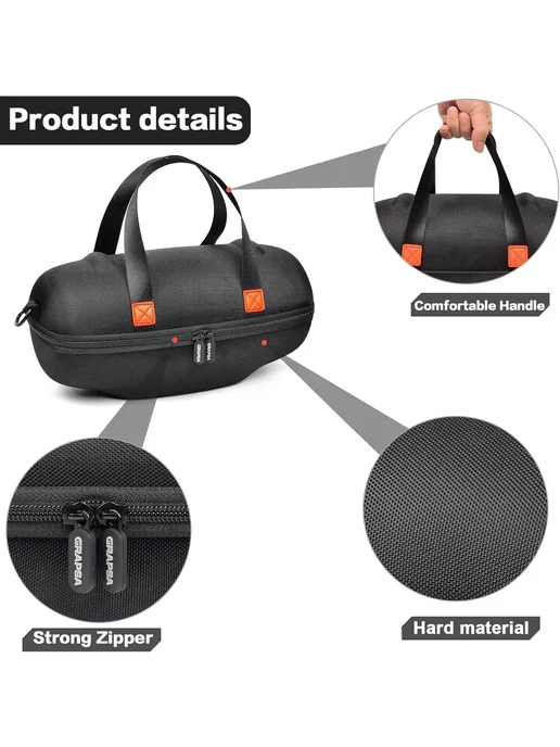 Чехол для JBL Xtreme 4 3 из полиэстера Черный, black, черный, фото 5