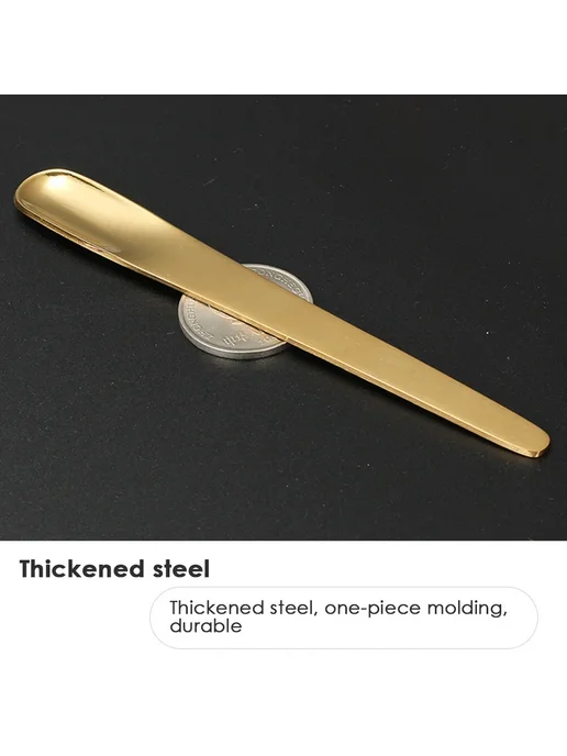 Нет бренда Набор из 5 кофейных ложек из нержавеющей стали 5pcs gold, коричневый, фото 4