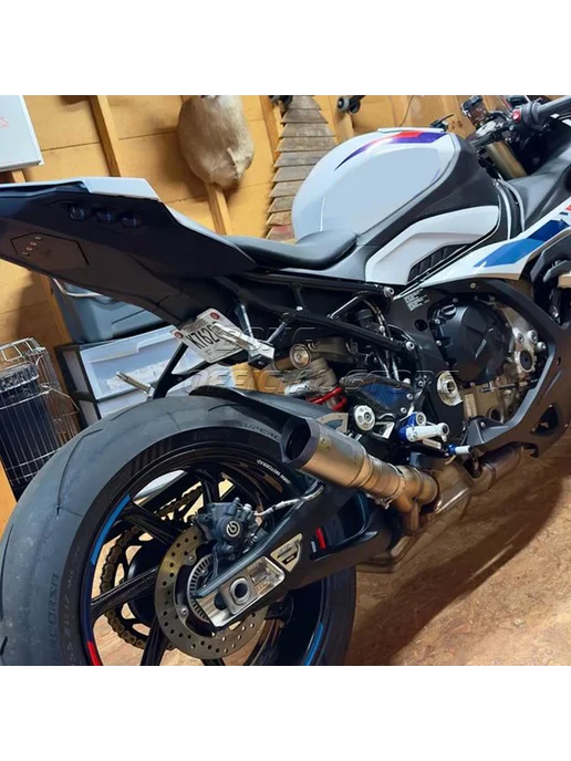Bong Держатель номерного знака Black bracket для BMW S1000RR 2019, черный, фото 6